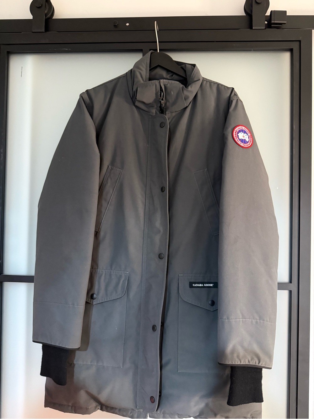 Canada Goose Charcoal Gray Women's Puffer Coat